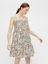 .OBJECT Cremefarbenes geblümtes Kleid .OBJECT Jasia