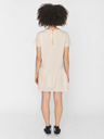 Noisy May Beigefarbenes lockeres Kleid Noisy May Emilia
