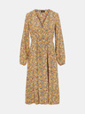 Pieces Beige geblümter Midi Pieces Gry
