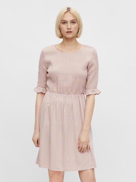 Pieces Hellrosa geblümtes Kleid Pieces Laoise
