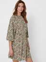 ONLY Khakifarbenes, lockeres Kleid mit Blumenmuster ONLY Kendall