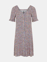 Pieces Lila geblümtes Kleid zum Binden Pieces Timberly