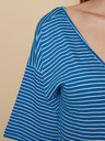 Tranquillo Blau gestreiftes Kleid Tranquillo