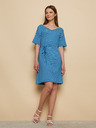 Tranquillo Blau gestreiftes Kleid Tranquillo