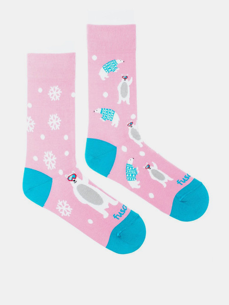 Fusakle Snowflake méďa Socken
