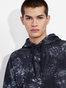 Armani Exchange Dunkelblauer gemusterter Herren-Kapuzenpullover Armani Exchange