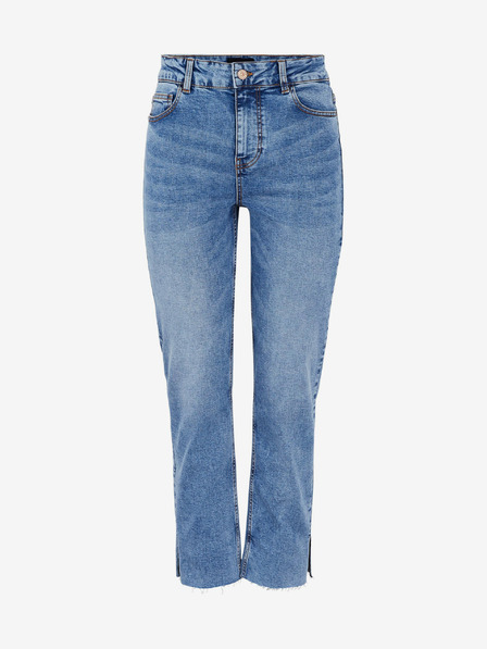 Pieces Blaue Jeans mit gerader Passform Pieces Rico