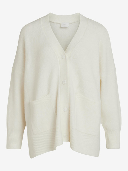 Vila Weiße Strickjacke VILA Flinka