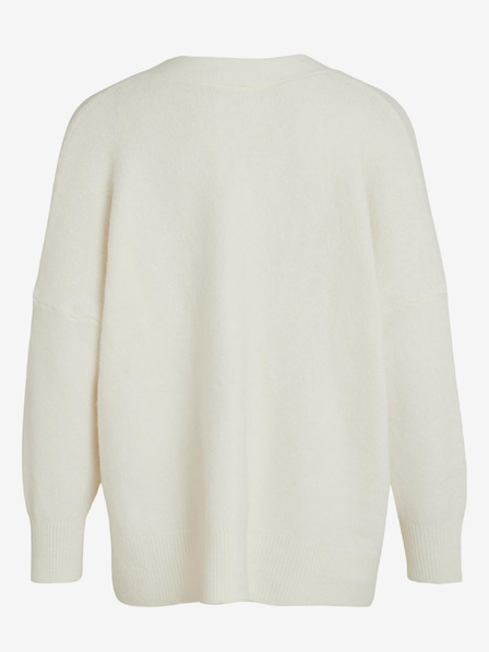 Vila Weiße Strickjacke VILA Flinka