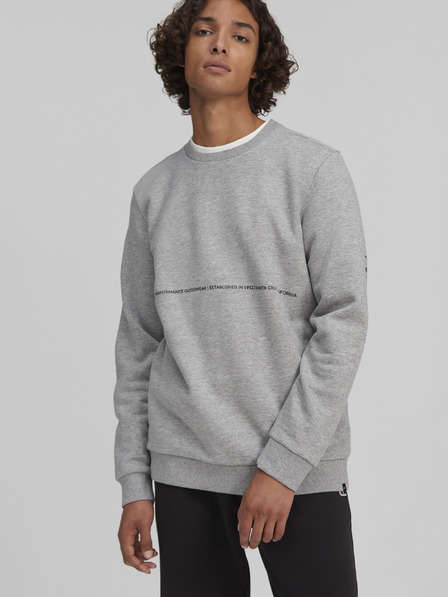 O'Neill Graues gemustertes O'Neill Base Camp Sweatshirt für Männer