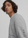 O'Neill Graues gemustertes O'Neill Base Camp Sweatshirt für Männer