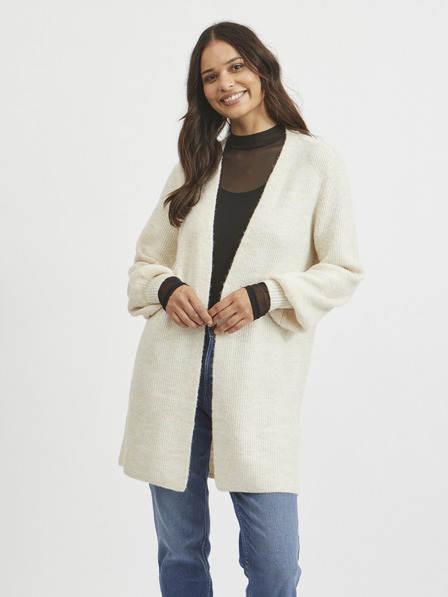 Vila Cremefarbene Strickjacke VILA Vanna