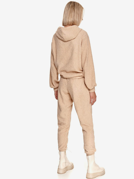 TOP SECRET Beigefarbener Damen-Kapuzenpullover TOP SECRET