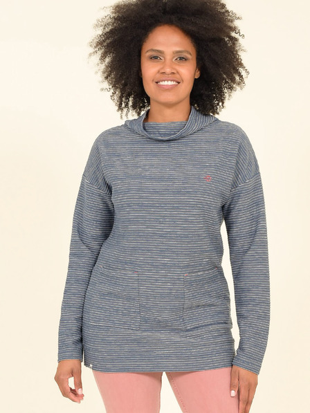 Brakeburn Blau gestreiftes Damen Brakeburn Sweatshirt