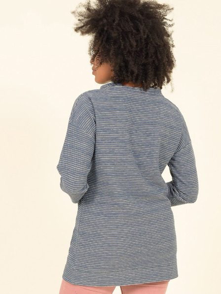 Brakeburn Blau gestreiftes Damen Brakeburn Sweatshirt