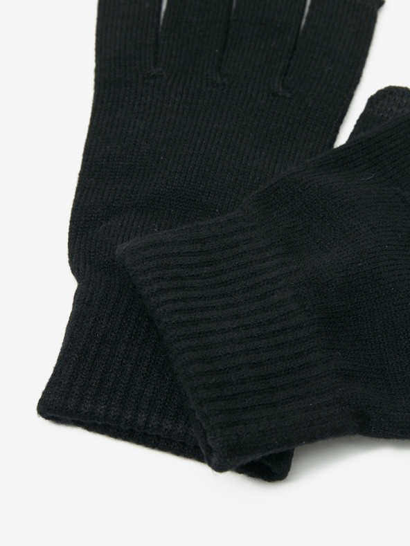 ONLY Schwarzer und dunkelgrüner ONLY Magic Knit Glove 2er-Pack