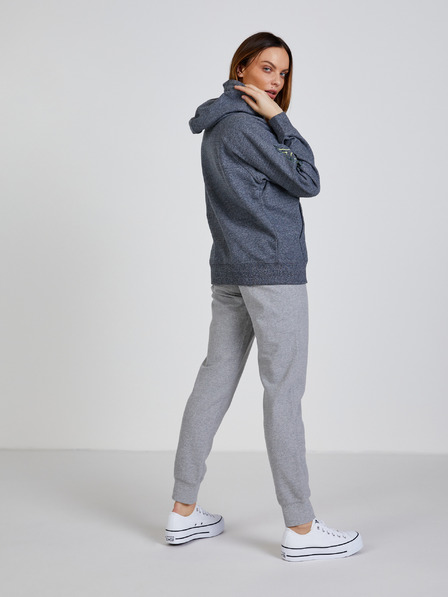 DKNY Grauer DKNY Ombre Logo-Kapuzenpullover für Frauen