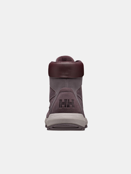 Helly Hansen Burgunderfarbene Damen Leder Winterstiefeletten HELLY HANSEN