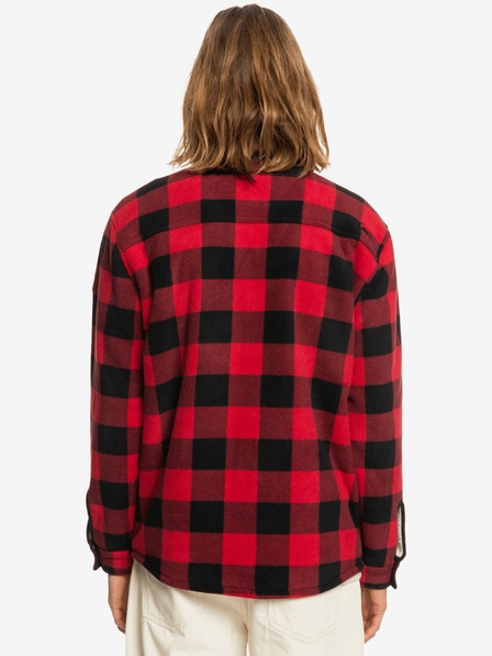 Quiksilver Rot kariertes Herrenhemd Quiksilver