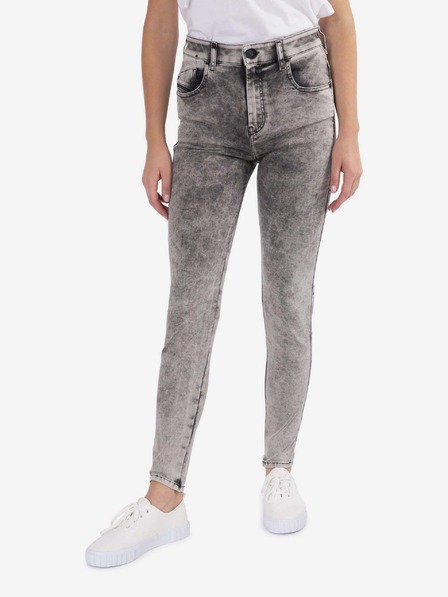 Diesel Diesel Slandy Grau Damen Cropped Skinny Fit Jeans