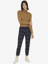 Tom Tailor Denim Dunkelblau karierte Damen-Crop-Hose Tom Tailor Denim