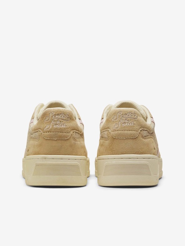 Scotch & Soda Beigefarbene Damen-Turnschuhe von Scotch & Soda