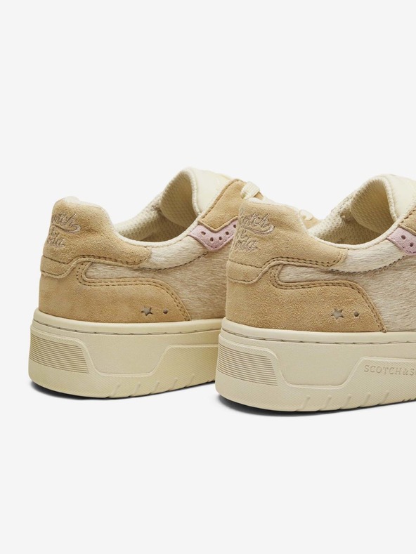 Scotch & Soda Beigefarbene Damen-Turnschuhe von Scotch & Soda
