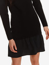 TOP SECRET Schwarzes Kleid mit Stehkragen TOP SECRET
