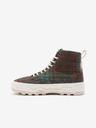 Vans Braun karierte Plateau-Sneakers Vans