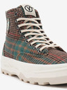 Vans Braun karierte Plateau-Sneakers Vans