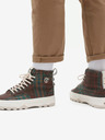 Vans Braun karierte Plateau-Sneakers Vans