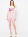 CAMAIEU Rosa gestreifte Shorts CAMAIEU