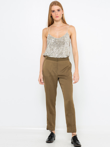 CAMAIEU Khaki-Hose CAMAIEU