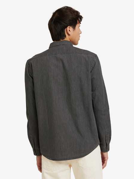 Tom Tailor Denim Dunkelgraues Tom Tailor Denim-Hemd für Herren