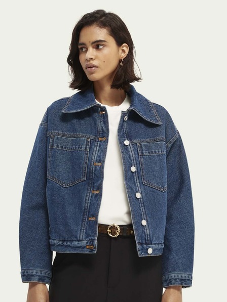 Scotch & Soda Scotch & Soda Blaue Jeansjacke für Damen
