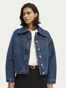 Scotch & Soda Scotch & Soda Blaue Jeansjacke für Damen