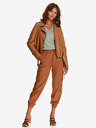 TOP SECRET Braune Damen Lederjacke TOP SECRET
