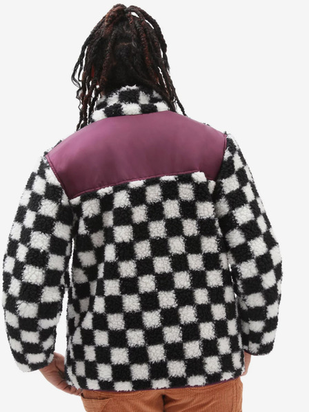 Vans Weiß-schwarz karierte Damenjacke VANS