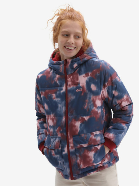Vans Rote und blaue Damen-Wende-Steppjacke VANS Litty Reversible