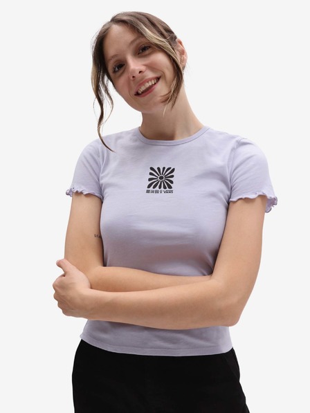 Vans Hellviolettes Damen-T-Shirt VANS