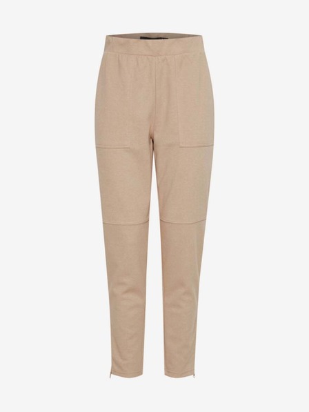 ICHI Beige Damenhosen ICHI