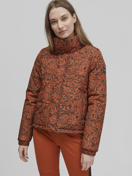 O'Neill Braun gemusterte O'Neill Misty Winterjacke für Frauen