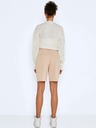 Noisy May Beigefarbene Shorts mit weitem Bein Noisy May Drew