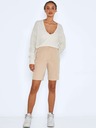 Noisy May Beigefarbene Shorts mit weitem Bein Noisy May Drew