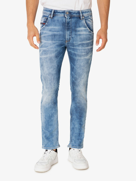 Diesel Blaue Herrenjeans Diesel Krooley-T in gerader Passform