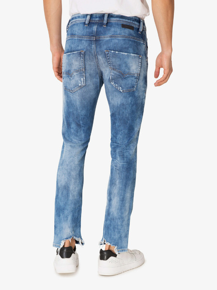 Diesel Blaue Herrenjeans Diesel Krooley-T in gerader Passform