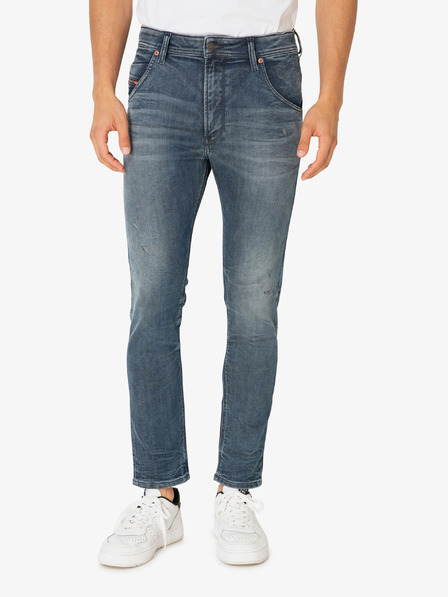 Diesel Blaue Diesel Krooley-T Jeans für Herren, gecropft