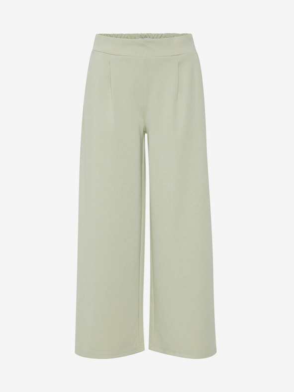 ICHI Hellgrüne Damen-Cropped-Hose ICHI
