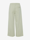 ICHI Hellgrüne Damen-Cropped-Hose ICHI