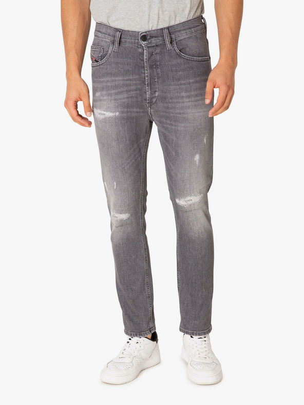 Diesel Graue Diesel D-Eetar Slim Fit Jeans für Herren